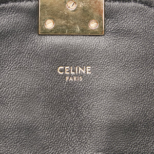 Céline C Crossbody Bag Medium Bicolor Cuir matelassé
