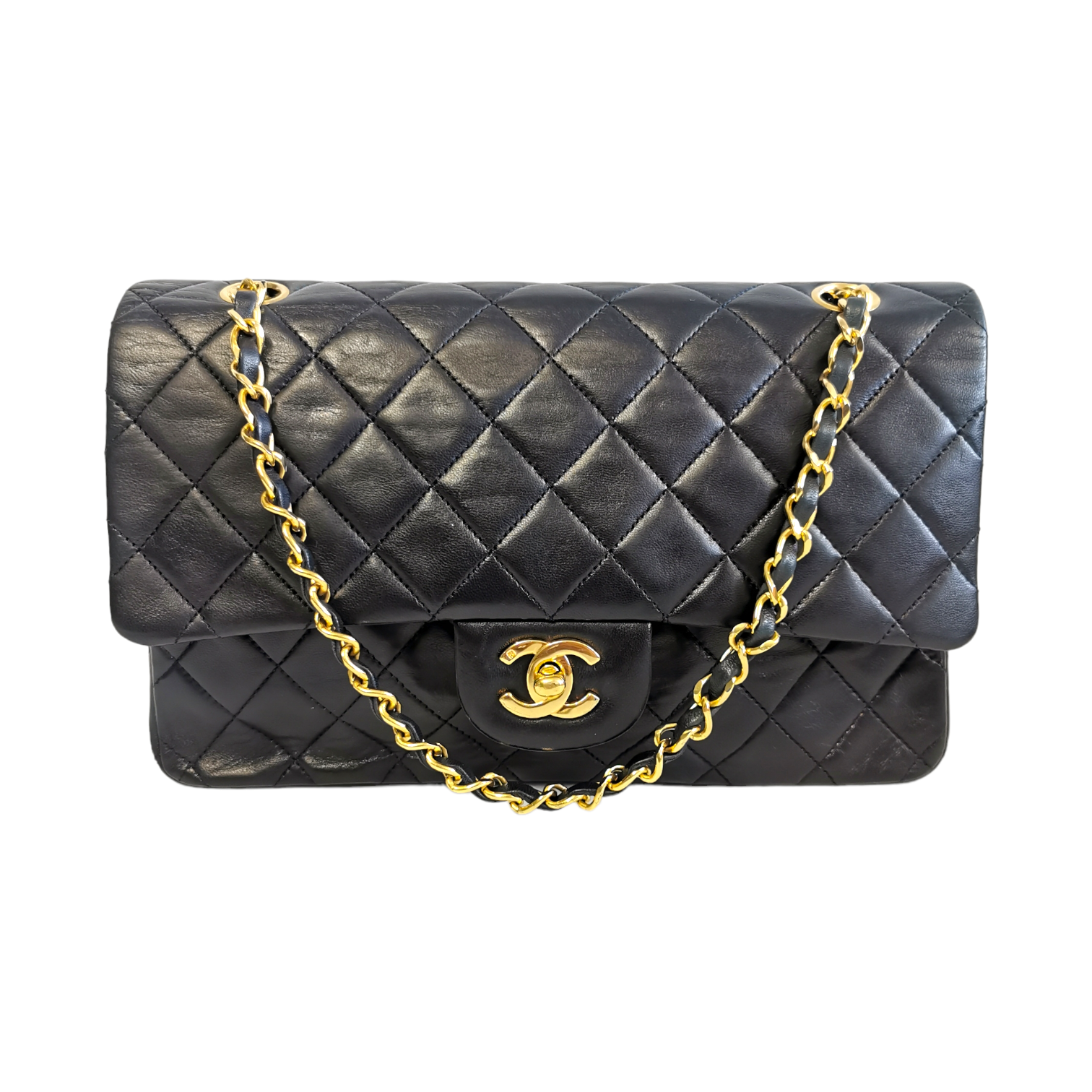 Chanel Blue Deauville Grand Shopping Tote Bag  Rich Diamonds