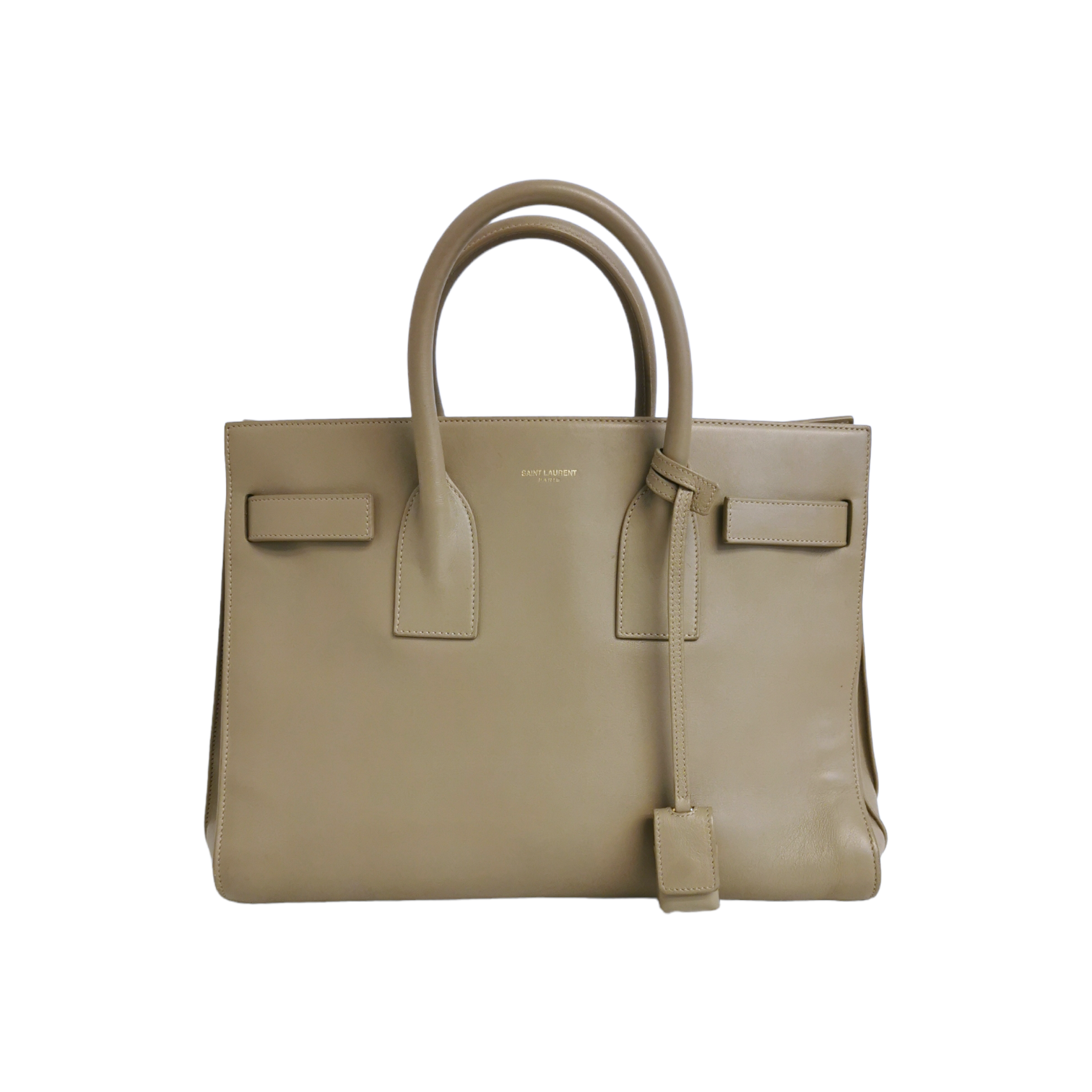 Yves saint laurent beige top bag