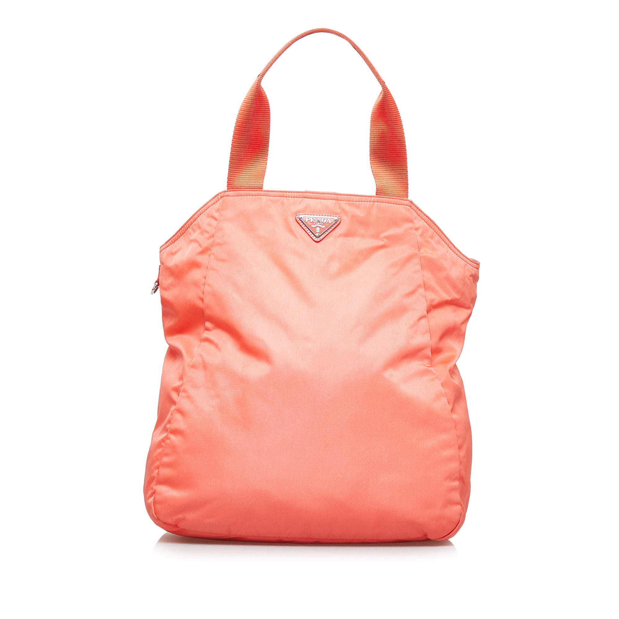 Prada Bright Pink Nylon Tessuto Tote Bag