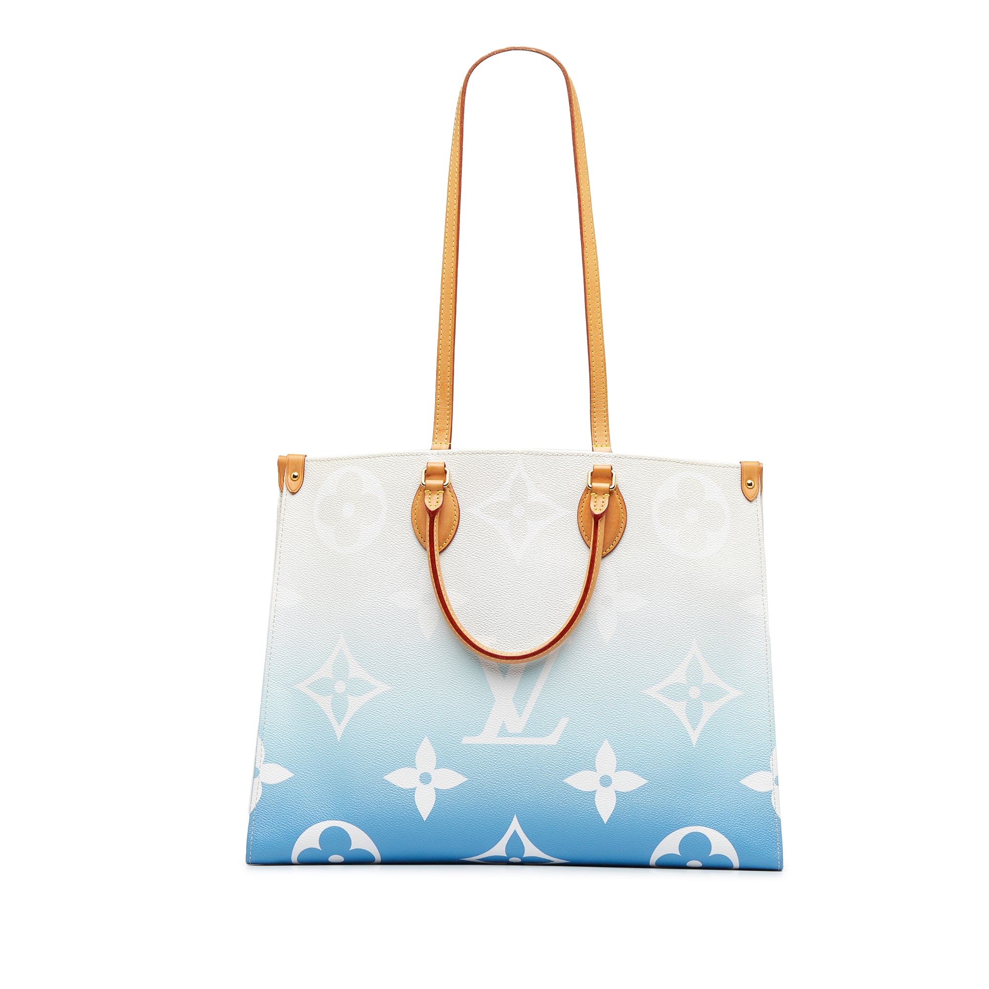 Louis Vuitton Blue Giant Monogram Coated Canvas By The Pool