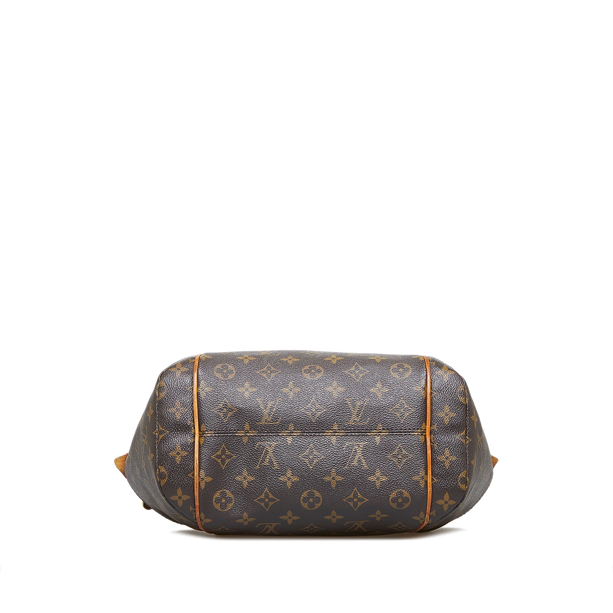 Louis Vuitton Monogram Totally PM Brown Leather Cloth ref.91803