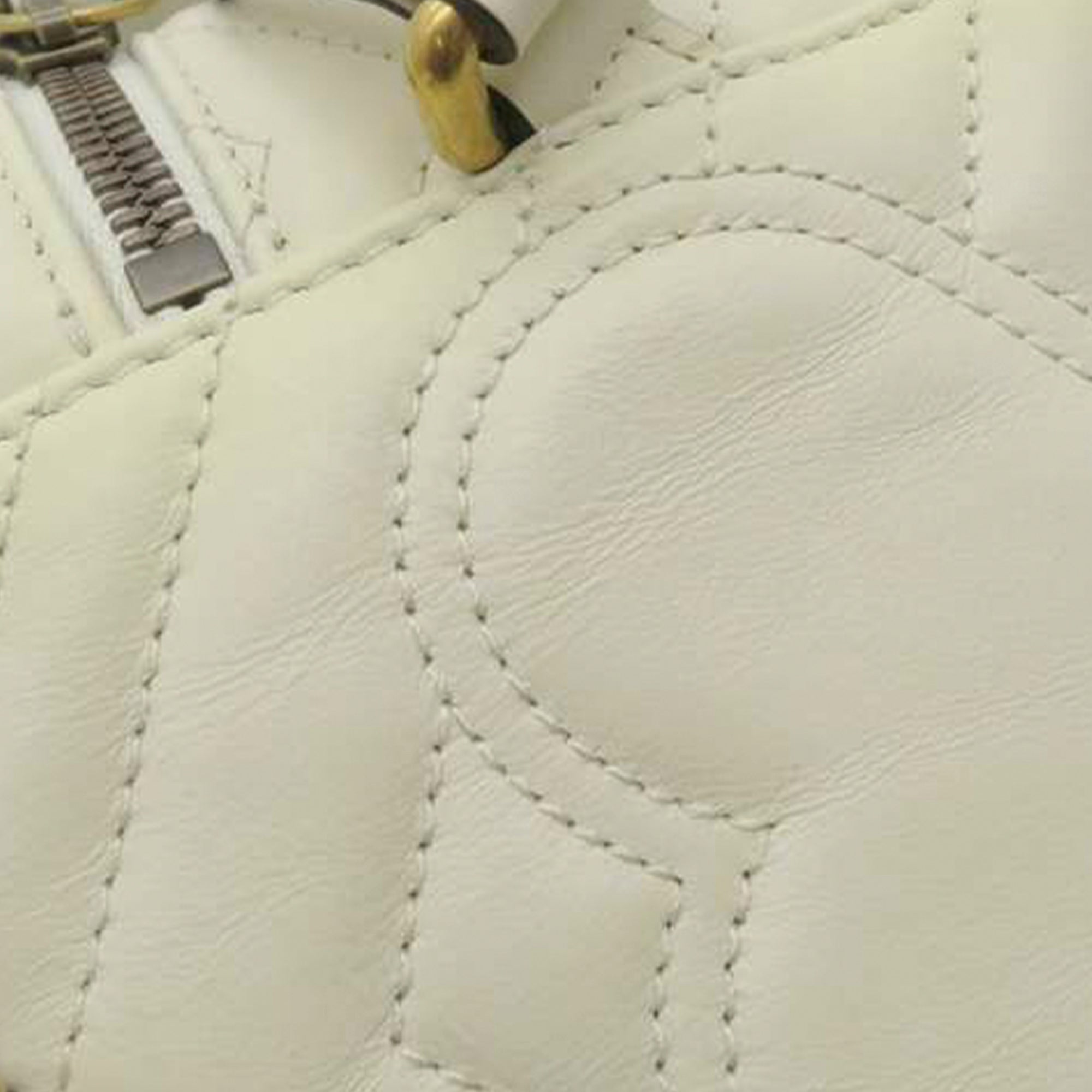 Gucci GG Marmont Round Backpack White
