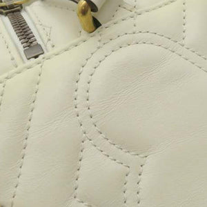 Gucci GG Marmont Round Backpack White