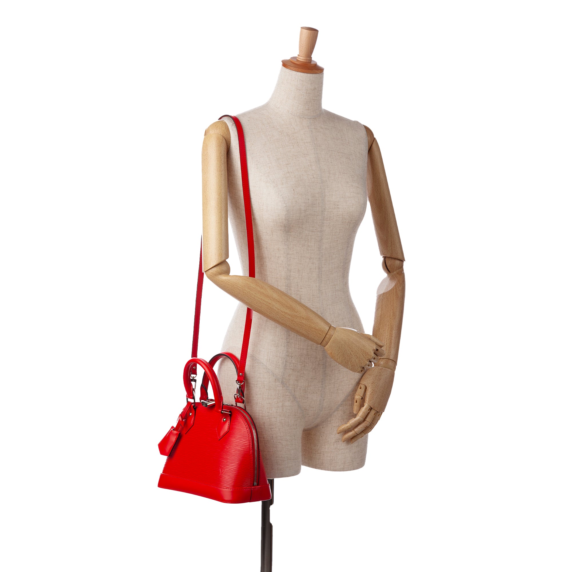 Louis Vuitton Red Epi Alma BB Shoulder Bag – RETYCHE