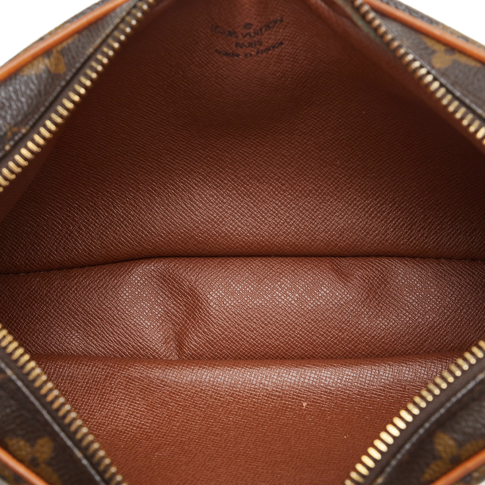 LOUIS VUITTON Marly Dragonne Monogram Canvas Leather Pochette Clutch Bag  LP5647