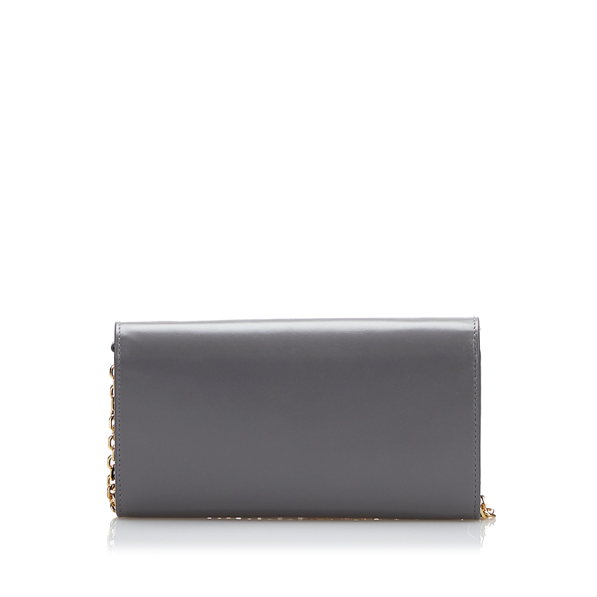 Celine C Bag Wallet On Chain Grey