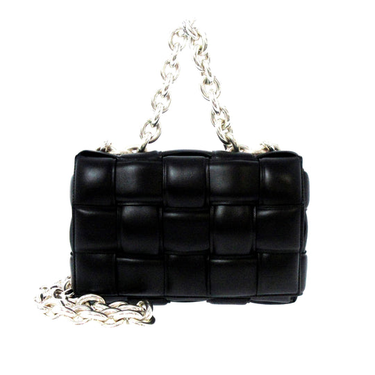 Bottega Veneta Padded Chain Cassette Black