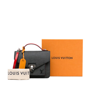 Louis Vuitton Neo Monceau Black Epi in 2023