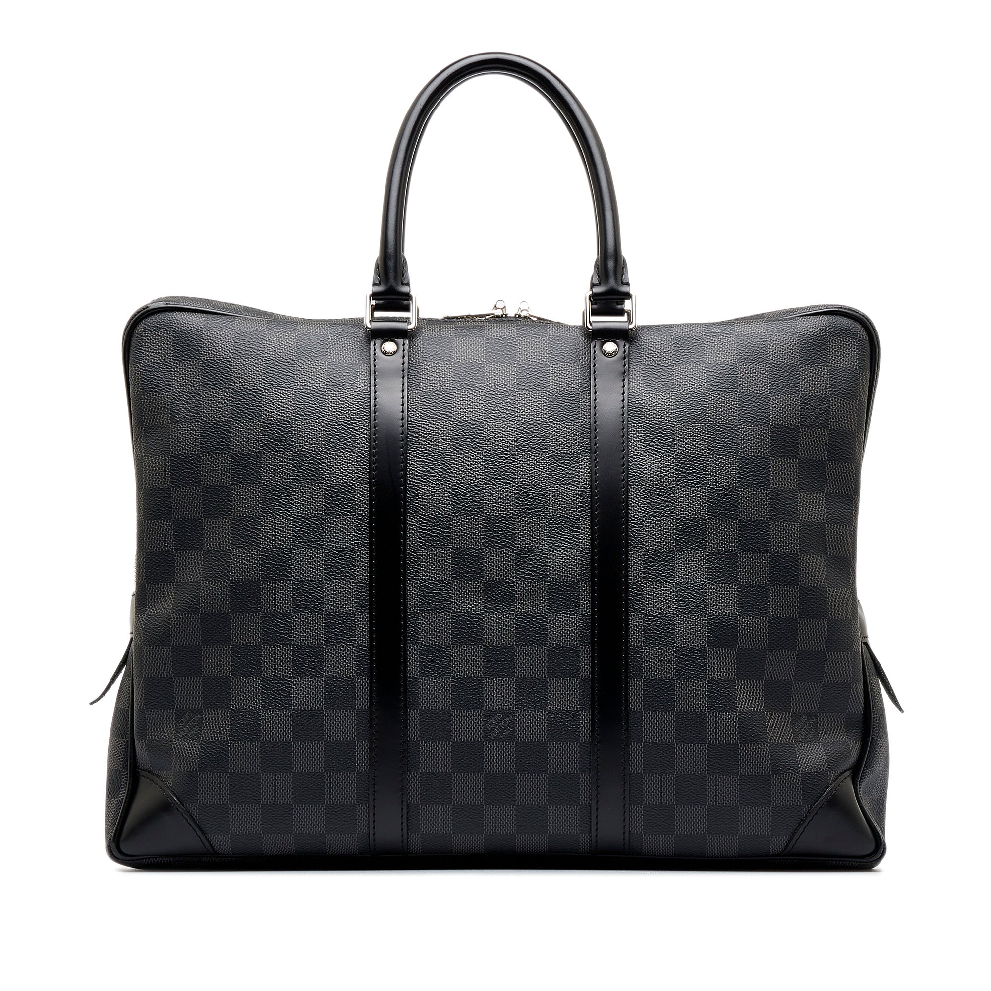Louis Vuitton Damier Graphite Canvas and Leather Keepall Bandouliere 45 Bag  Louis Vuitton