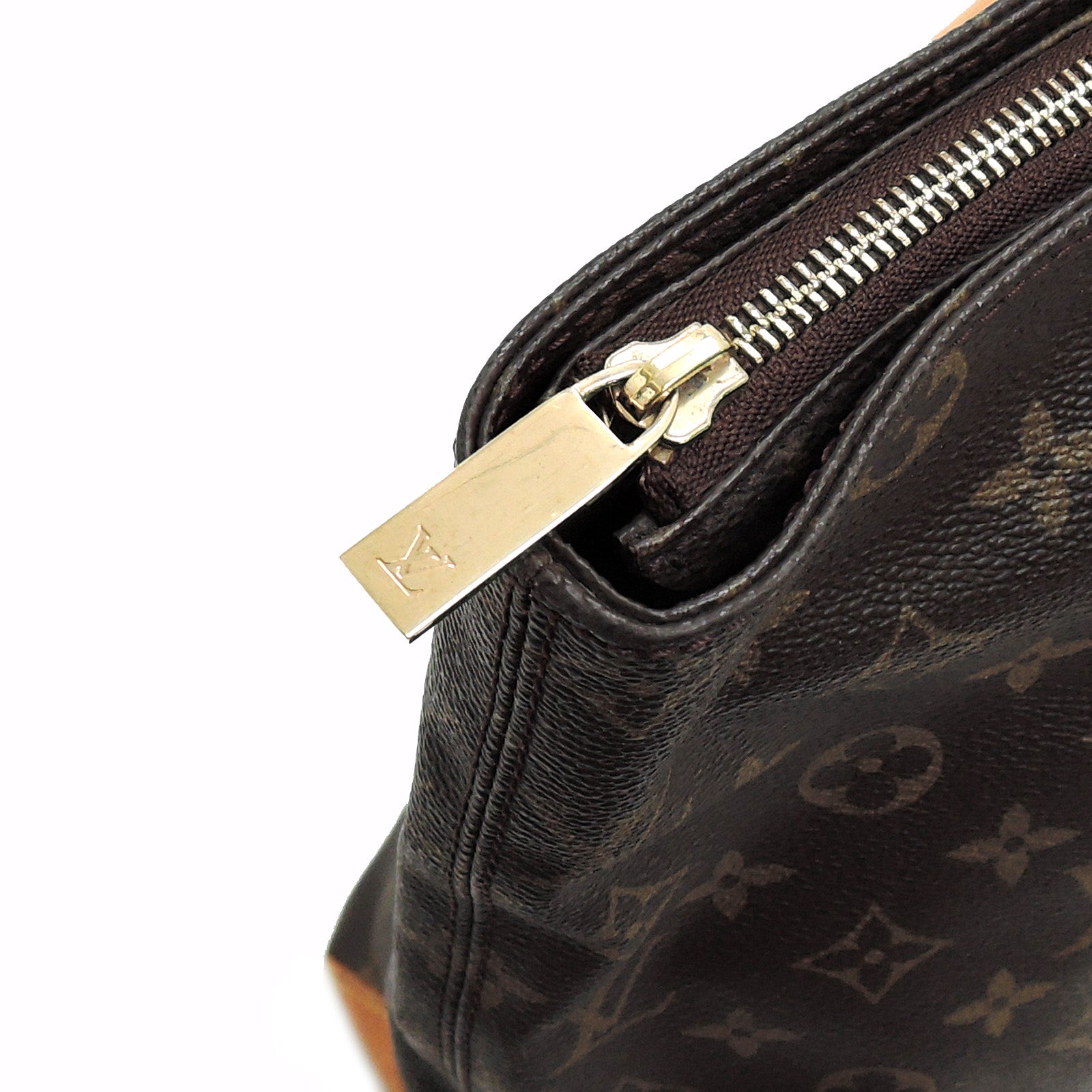 Louis Vuitton Vintage - Monogram Cabas Mezzo Bag - Brown - Leather Handbag  - Luxury High Quality - Avvenice