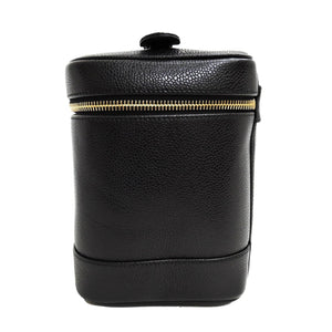 Chanel CC Cosmetic Case noir Caviar - Secondhandbags Agir