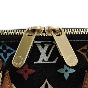 Louis Vuitton Alma Black Multicolor Monogram Canvas - Secondhandbags Agir