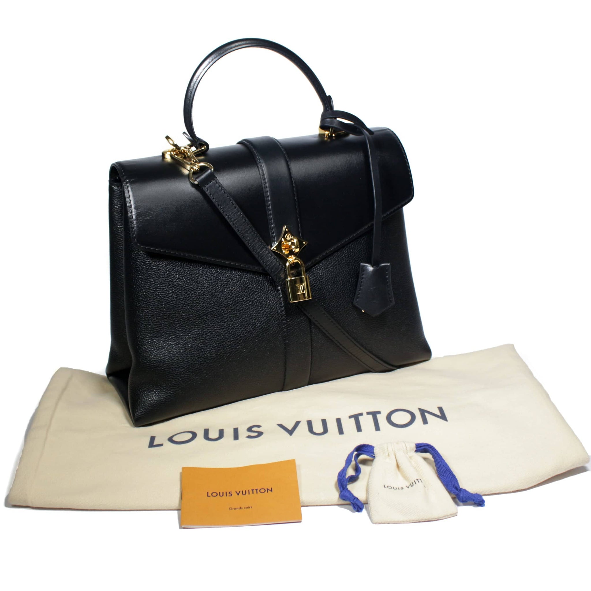 Louis Vuitton Vintage Louis Vuitton Sac Depaule PM Vio Blue Black