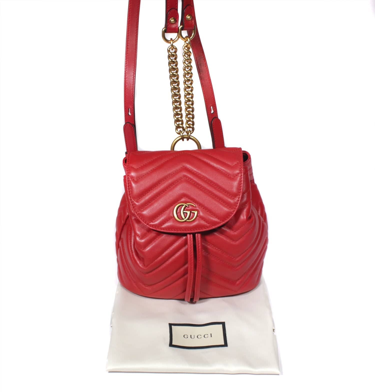 Gucci Marmont Backpack Mini - Secondhandbags Ag